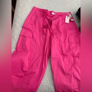 NWT Good American Hot Pink Pants